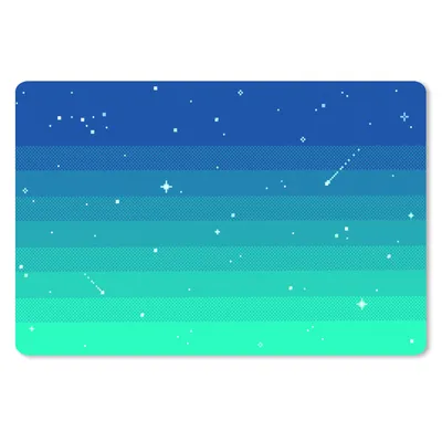 Produktbild von MuchoWow® Gaming Mauspad Mousepad Spiele - Sterne - Pixelkunst 27x18 cm - Mousepads - Maus Mat - Pad - Mausunterlage - Büroartikel - Desk Matten