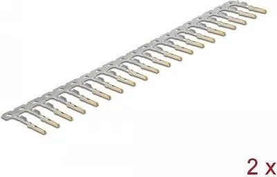 Produktbild von DELOCK Crimp-Kontakte für D-Sub HD Crimp Buchse 40 Stück