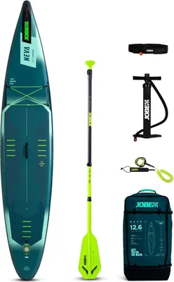 Produktbild von Jobe Aero Neva SUP Board 12.6 Paket Stand up Paddle aufblasbar Komplettset 381cm