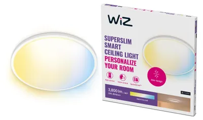 Obrázok produktu pre WiZ 8719514554979A, Bluetooth, Biela, LED, Plast, Žiarovky bez možnosti výmeny, 2700 K
