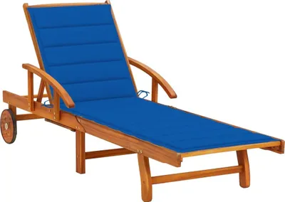 Obrázok produktu pre vidaXL Lehátko s vankúšom z akáciového masívneho dreva