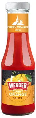 Produktbild von WERDER Curry Orange Sauce 250 ml – fruchtig-würzige Currysauce mit Orange