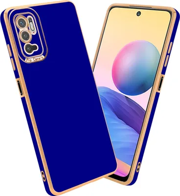 Produktbild von Cadorabo Hülle für Xiaomi RedMi NOTE 10 5G / POCO M3 PRO 5G Schutz Hülle in Blau Etui Handyhülle Cover Case TPU