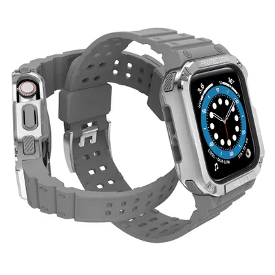 Obrázok produktu pre Ochranný remienok s puzdrom pre Apple Watch 7/6/5/4/3/2/Se 41/40/38Mm Grey