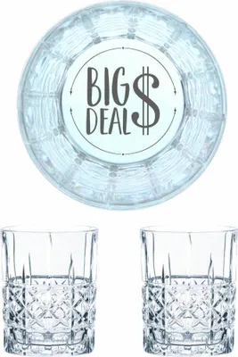 Obrázok produktu pre Sada pohárov na whisky Nachtmann s gravírovaním Big Deal, gravírovanie, darček, krištáľové sklo, 345 ml, sada 2 kusov