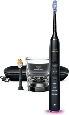 Produktbild von Philips Sonicare DiamondClean Smart 9400, Modell HX9917/89, elektrische Zahnbürste, Schallzahnbürste, App, Drucksensor, Bürstenkopferkennung, Schwarz