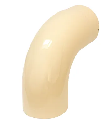 Produktbild von Raik Rauchrohrbogen / Ofenrohrbogen Emaille 130mm - 90° Bogen glatt Elfenbein