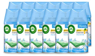 Produktbild von 12 x Air Wick Freshmatic Nachfüller - Frische Wäsche & Flieder - 250 ml - Vorteilspackung - 12 Stücke