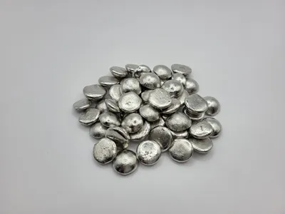 Produktbild von Bismut-Zinn-Legierung BiSn42 in 25 g Pellets, Gewicht: 500 g