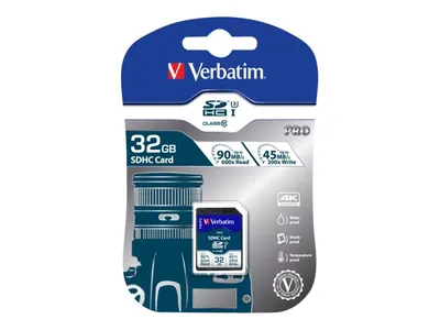 Produktbild von Verbatim Pro 32 Go SDHC UHS Klasse 10