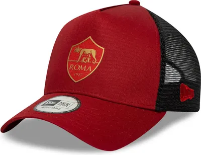 Obrázok produktu pre Kšiltovka New Era A-Frame Mesh Trucker Cap – AS Roma rubínová