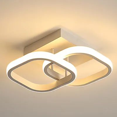 Immagine prodotto di Osairous, plafoniera a LED moderna, 22W, 3000K, 2475LM, colore bianco – bianco con luce calda 3000K
