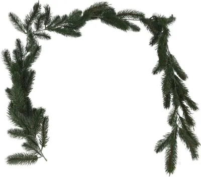 Image de Guirlande de sapin artificielle Guirlande de Noël 1,8m Décoration de porte Vert sapin Maibaum