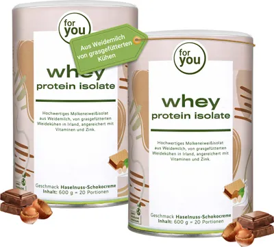 Obrázek produktu pro pro vás syrovátkový proteinový izolát - Haselnuss-Schokocreme Doppelpack
