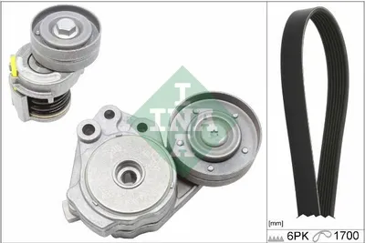 Produktbild von INA 529 0342 10 Keilrippenriemensatz für VW GOLF VI (5K1)