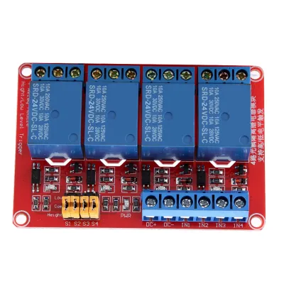 Produktbild von 4-kanálový optočlen reléový modul High & Low Trigger 5 V/12 V/24 V (24 V)
