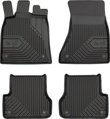Immagine prodotto di Tappetini in gomma No.77 per Audi A6 C7 2010-2018 TPE gomma nera 4 pz