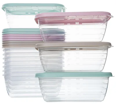 Vorratsdosen 500 ml, 12er Set, BPA-frei, mikrowellengeeignet