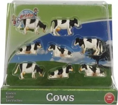 Immagine prodotto di HIPO Krowy 1:87 czarno białe 8szt 571878 51348