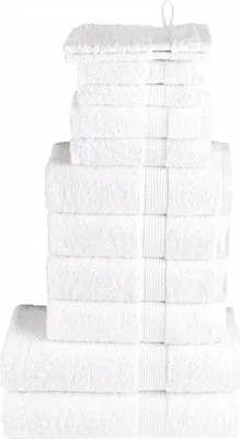 Obrázek produktu pro 12dílná sada ručníků Premium SOLUND bílá 600 g/m²