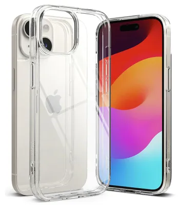 Zdjęcie produktu dla Etui Ringke Fusion do iPhone’a 15 – przezroczyste