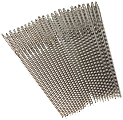 Produktbild von Prym 124165 Sticknadeln ohne Sp. ST 18 1,20 x 50 mm silberfarbig, silber