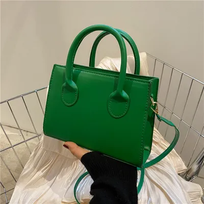 Immagine prodotto di INF Borsa Quadrata Elegante Verde