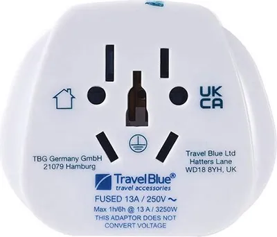 Image de Adaptateur Voyage Uk Travel Blue Adaptateur Universel Vers Prise Uk - Travel Blue