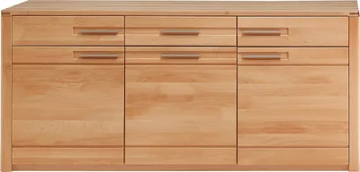 Produktbild von Sideboard - 190 x 86 cm - 3 Türen - 3 Schubladen - Kernbuche teilmassiv