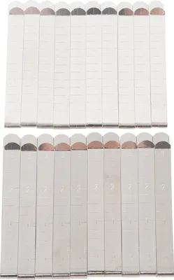 Immagine prodotto di 20 pezzi clip di cucito 3 pollici in acciaio inox Hemming Hemmarker Lurer materiale forniture con misure