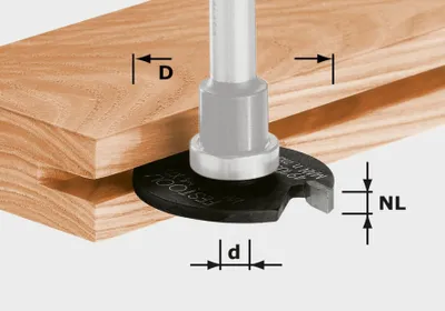 Produktbild von Festool Scheibennutfräser HW D40