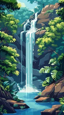 Produktbild von Großes XXL Landschaftsdiamantschilderij für Wohnzimmer, 40 x 70 cm, mit Accessoires