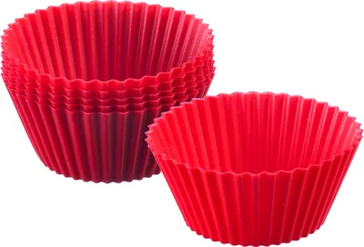 Obrázok produktu pre Westmark 6 silikónových foriem na muffiny, ø 7 cm, červené, 30142260