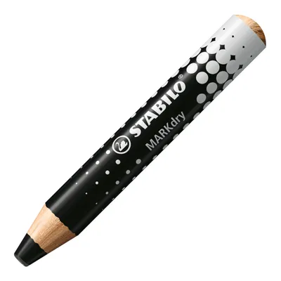 Image de STABILO MARKdry Marqueur pour tableau blanc et flipchart noir 1,0 - 10,0 mm, 1 pc.