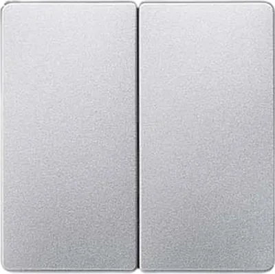 Obrázok produktu pre Siemens kolíska, 2-násobná, neutrálna, DELTA i-system, hliníková metalíza, 1 ks.