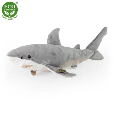 Image de Peluche Requin Blanc 51 Cm Ecologique