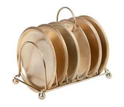 Produktbild von Cosy & Trendy Untersetzer Gold ø 10 cm - 7-teilig