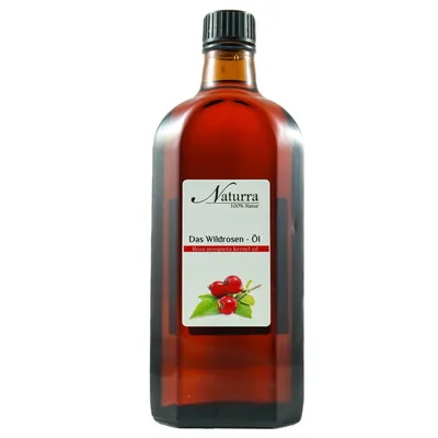 Bio Wildrosenöl 250ml kaltgepresst unraffiniert nativ vegan Hautpflege Naturkosmetik