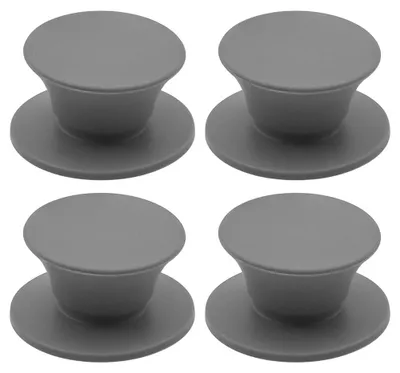 4er-Set Silikon-Topfdeckelknöpfe, hitzebeständig, universell
