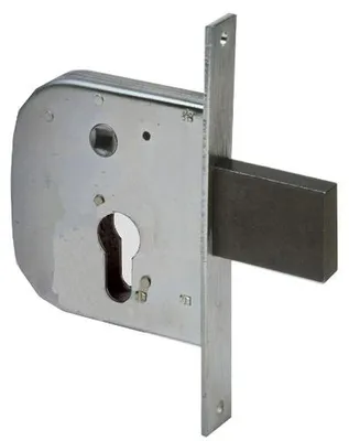 Zdjęcie produktu dla ZAMEK WSUWANY DO BRAM, ART. 42312 CISA E50 – Obudowa 84,5 x 95 mm