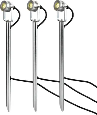 Immagine prodotto di Set di faretti da esterno a LED integrati 6 x 0,1 Spennymoor Garden Zone