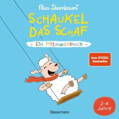 Produktbild von Schaukel das Schaf - Ein Mitmachbuch zum Schütteln, Schaukeln, Pusten, Klopfen und sehen, was dann passiert. Von 2 bis 4 Jahren