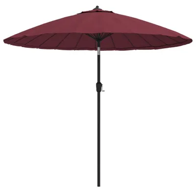 Produktbild von vidaXL Sonnenschirm mit Aluminium-Mast 250 cm Bordeauxrot