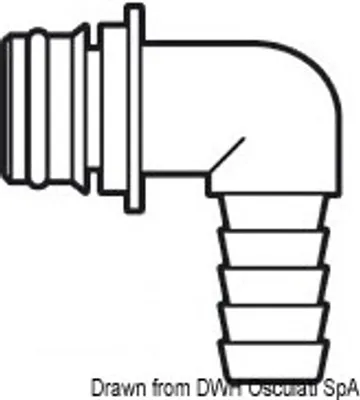 Produktbild von Europump 90°-Schnellschnappanschluss Ø 14 mm , 1 Stück