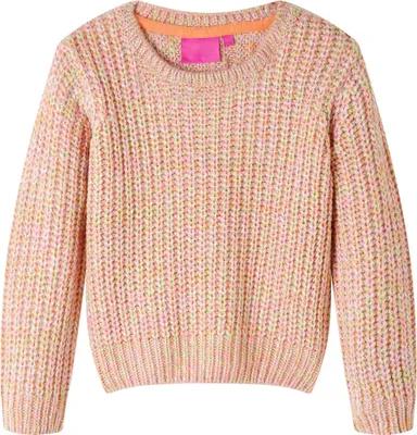Produktbild von "2026 Promotion" Kinderpullover Gestrickt Zartrosa 116 - Langarmshirts CC991