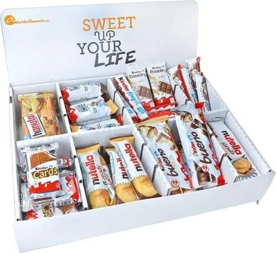 Produktbild von World of Sweets kinder Riegel-Box