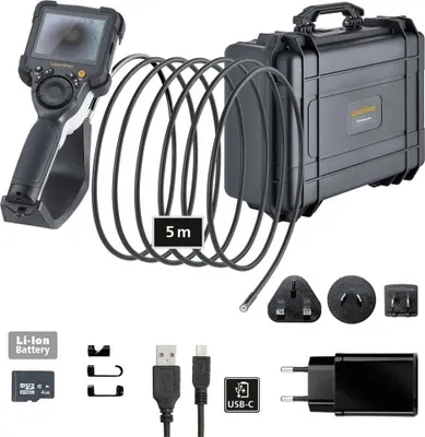 Productafbeelding van Laserliner VideoInspector XXL, 640 x 480 pixels, 8,89 cm (3,5 inch), 1280 x 720 pixels, JPEG, 80°, 2x