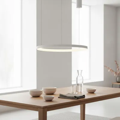 Productafbeelding van Design hanglamp Pertino wit Ø 58cm 2700K, AI-gegenereerde afbeelding