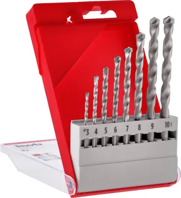 Obrázok produktu pre Sada vrtákov do kameňa KWB, 37800, 3–10 mm, 8-dielna