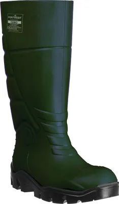 Image de BottesPolyuréthaneSans Sécurité O4 Ci Fo - Taille 37 - Vert - Portwest